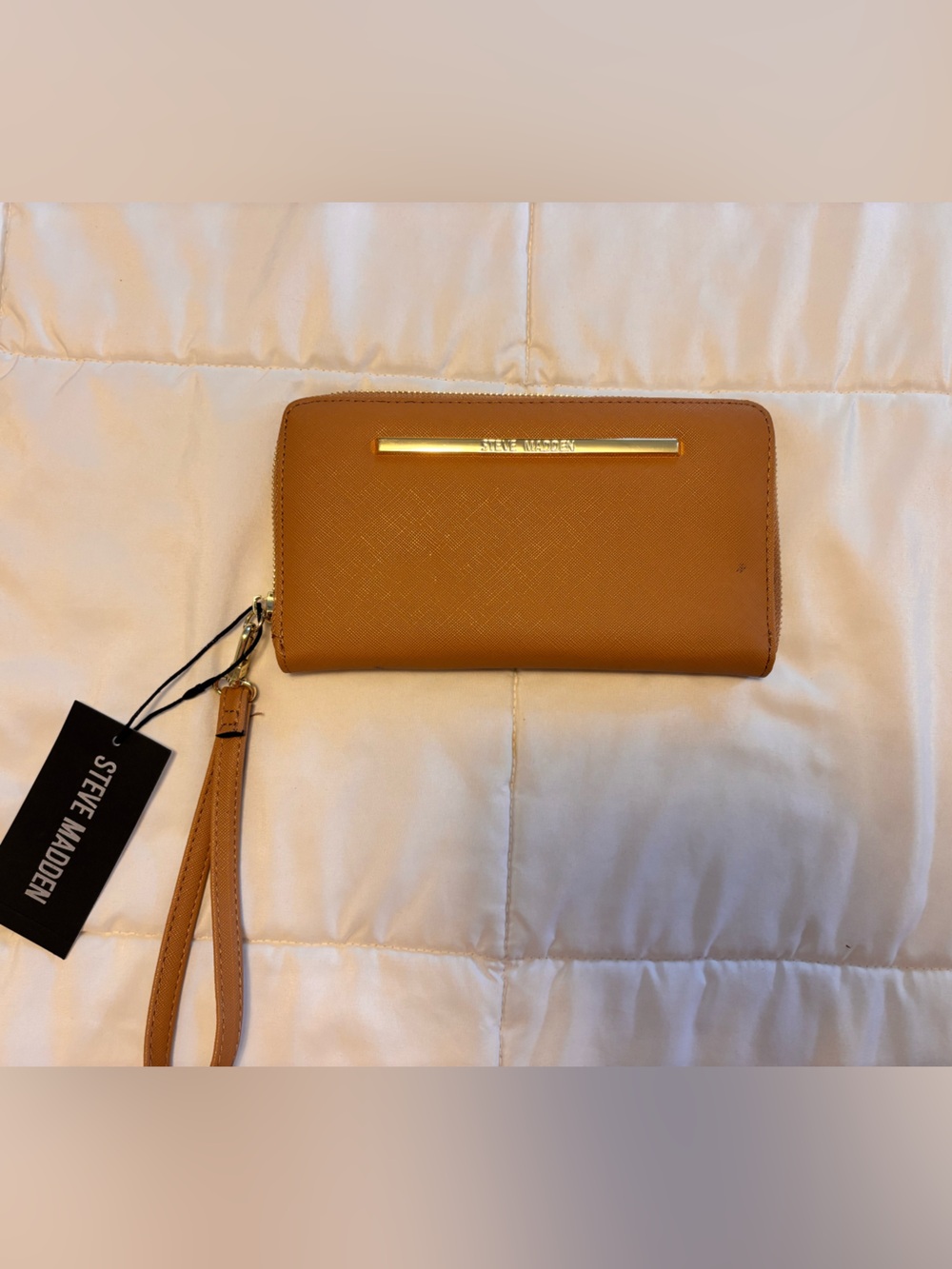Steve Madden Zip-Around Wallet with Wrist Strap
